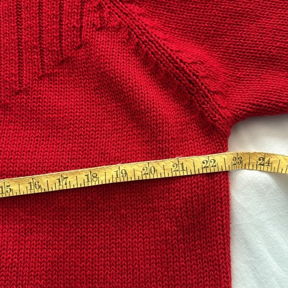 Vintage Yarn Works, heavy turtleneck sweater with ribbed hem & sleeves - Picture 8 of 10